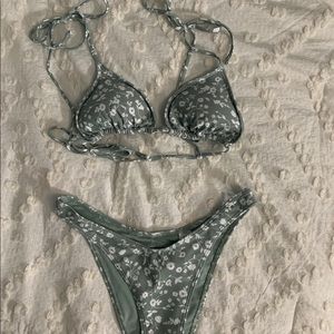 Abercrombie sage green swimsuit